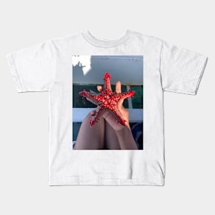 Starfish Photographic Print Kids T-Shirt